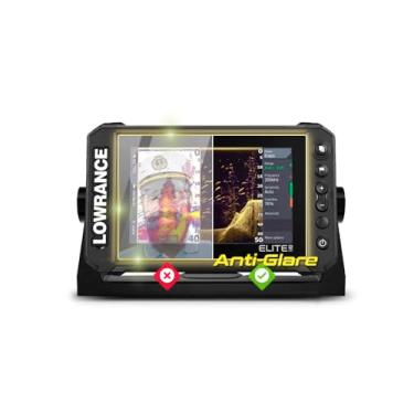 Imagem de IPG Película protetora de tela com acabamento fosco Lowrance Elite FS 9 FishFinder, perfeita para uso ao ar livre para EliteFS9