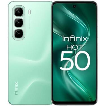 Imagem de Smartphone INFINIX Hot 50 NFC 256GB  16GB RAMBOOST  50MP Câmera  tela 