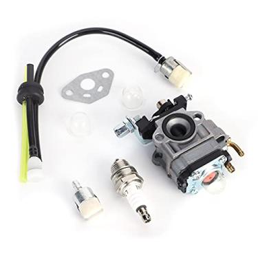 Imagem de Kit de carburador de alumínio, conjunto de tubos de combustível de carburador e filtro de combustível para aparador WT WYJ-138 WYK-186