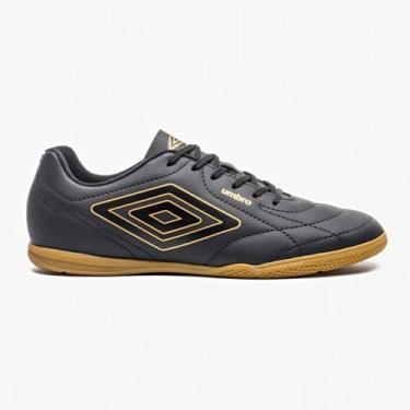 Imagem de Chuteira Futsal Salao Umbro Class Footballer Adulto, Dourado, 43