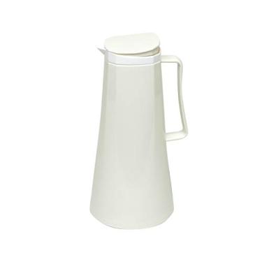 Imagem de GARRAFA TÉRMICA DE PLÁSTICO C/GATILHO KATE BRANCA 1L