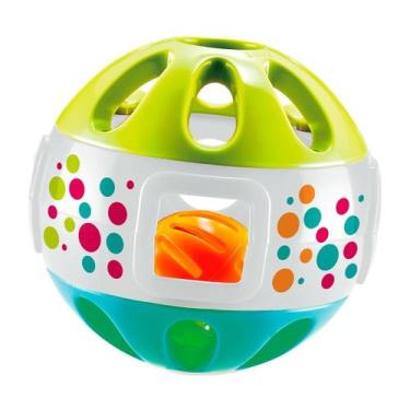 Imagem de Brinquedo Bebe Bola Maluca Chocalho Som Sino Menina Menino - Auby