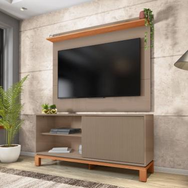 Imagem de Rack com Painel para Tv 55 Polegadas Mondrian Freijó