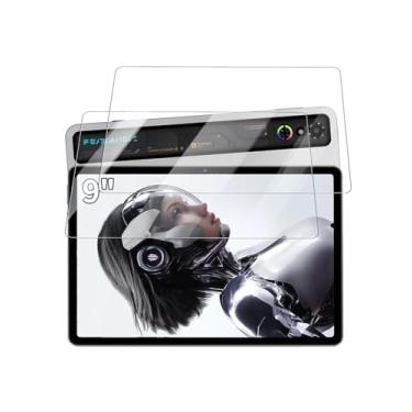 Imagem de FJIASTB Protetor de tela para tablet gamer REDMAGIC Astra 24 cm, película de vidro temperado 9H antirriscos ZTE Nubia RedMagic Gaming Pad 3 Pro, fácil de instalar, sem bolhas, pacote com 2