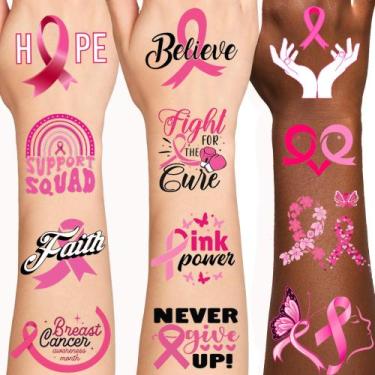 Imagem de Tatuagens temporárias MIIVOYAGE Breast Cancer Awareness x72