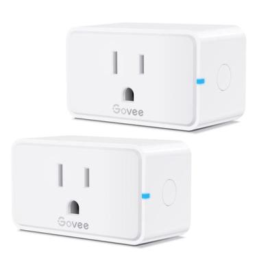 Imagem de O pacote Smart Plug Govee 15A WiFi Bluetooth 2 funciona com Alexa Goog