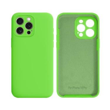 Imagem de Capinha para iPhone 15 Pro Silicone Proteção de Câmera - GCM CASES, Ve