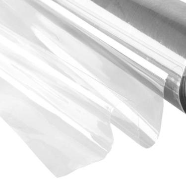 Imagem de Toalha Mesa Transparente PVC Plástico Protetora Impermeavel Cristal 1,