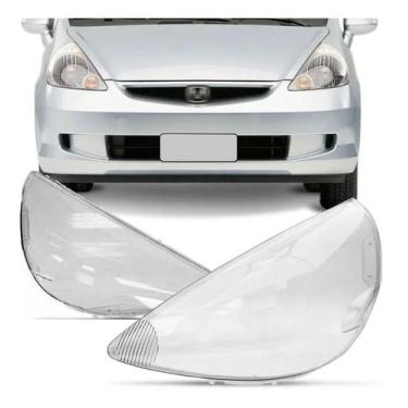 Imagem de Lente Farol Fit 2003 até 2008  Lado Esquerdo Motorista - RF
