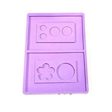 Imagem de R524 Molde de silicone alça bolsa retangular resina decorar - confeita