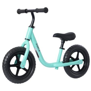 Imagem de Bicicleta de equilíbrio para meninos/meninas, várias cores (moldura inferior – projetada para meninas, verde claro)