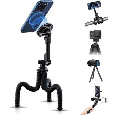 Imagem de Suporte De Tripé Magnético Flexível Para iPhone 16 15 14 DJI Osmo 360 
