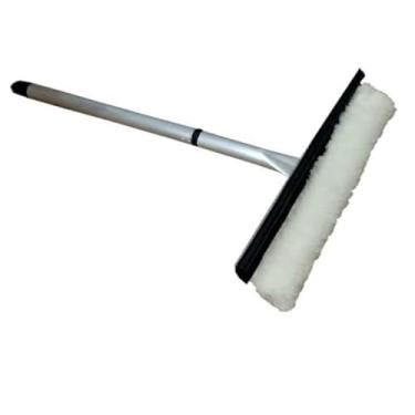 Imagem de RODO LIMPA VIDRO 35CM COM CABO ALUMINIO EXTENSOR TELESCOPIO 4 METROS