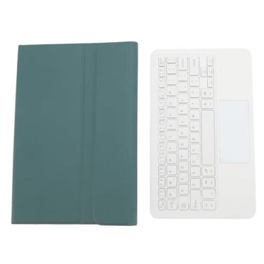 Imagem de Luocute Caixa de Transporte do Teclado Com Suporte de Caneta Colorida Iluminada por Trás do Teclado Sem Fio Bluetooth para Xaomi Mi Pad 5 5 Pro 11 Polegadas (Verde escuro)
