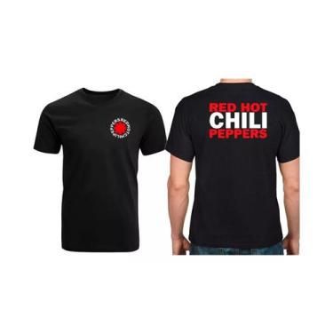 Imagem de Camiseta Red Hot Chili Peppers 100% algodão para homens - Lightbek Off