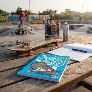 Imagem de Caderno Espiral Universitário 20 Matérias D+ 400 Folhas - Tilibra, Skt