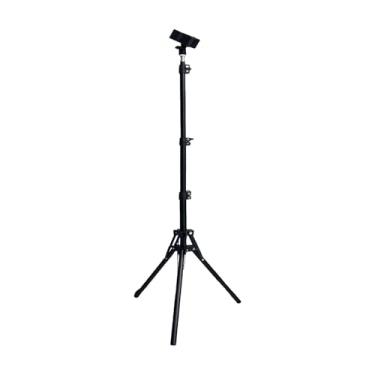 Imagem de Ysyqkn Suporte Ajustável para Secadora de 13,78 Pol. a 62,99 Pol. Tripé Antiderrapante com Estrutura de Metal Multifuncional E Clipe Universal Giratório de 1