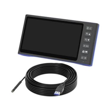 Imagem de Câmera Endoscópica De Inspeção Automotiva Com Tela IPS À Prova d'Água 