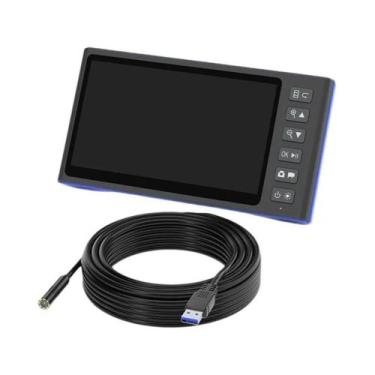 Imagem de Câmera Endoscópica De Inspeção Automotiva Com Tela IPS À Prova d'Água 