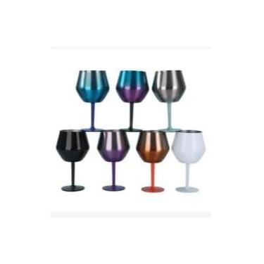 Imagem de Taça Térmica Copo Inoxidável com Cabo Removível Quente e Frio Chrurrasco(VERDE/AZUL)