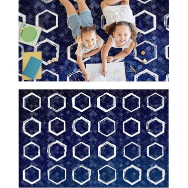 Imagem de OLEEK Tapete grande para sala de aula elementar 15 x 23 cm - Tapetes de sala de aula para quarto de crianças - Tapete para sala de aula - Tapete de sala de aula infantil 15 x 23 cm - Tapetes