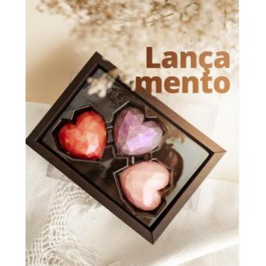 Imagem de Forma Especial (3 partes) para Chocolate Crystal Forming Coração Lapid