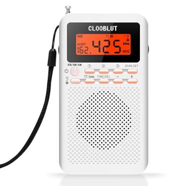 Imagem de Rádio de ondas curtas RD218 FM/AM/SW Transistor de banda alimentado por pilhas AA com chave de fundo, visor LCD, despertador digital, temporizador de sono, melhor recepção, mini rádio de melhor