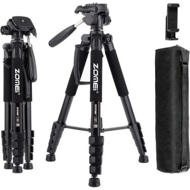 Imagem de Suporte de tripé de câmera UEGOGO 74/188 cm leve para DSLR