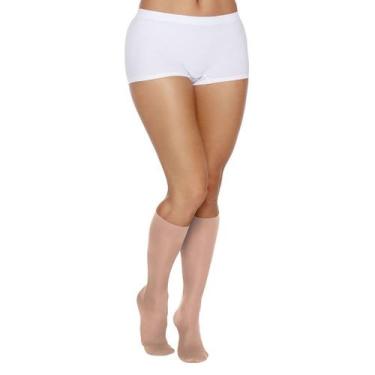 Imagem de Meia de Compressão Kendall 3/4 15-20mmHg com ponteira 1671 Rosé - XG, 