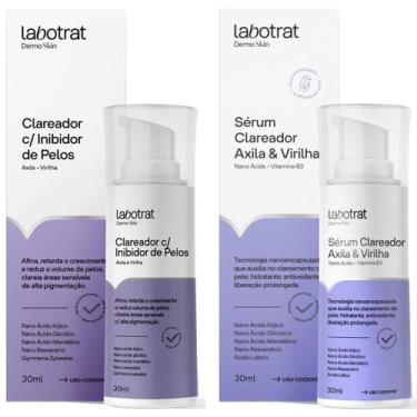 Imagem de Kit Sérum Clareador e Clareador com Inibidor de Pelos Axilas Virilha P