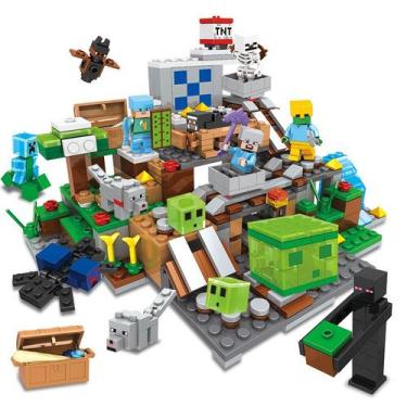 Imagem de Bloco de Montar Montanha Craft Brinquedo 443 pçs - 82002 - Mineworld