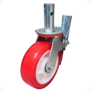 Imagem de Rodinha Andaime Com Trava Freio 200kgs Giratorio - IDEA