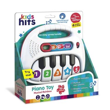 Imagem de Piano Musical Arco Íris com Luz e Som - Shiny Toys