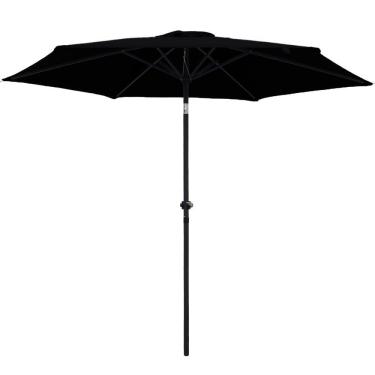 Imagem de Ombrelone Central Articulado de Alumínio 2,70 metros com Manivela Importway IWOBCA-270