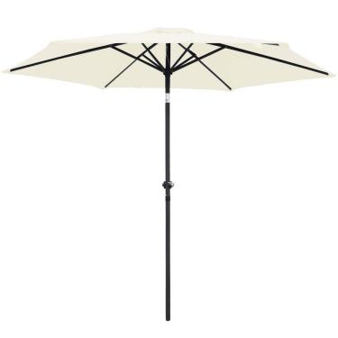 Imagem de Ombrelone Central Articulado de Alumínio 2,70 metros com Manivela Importway IWOBCA-270