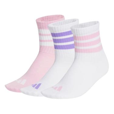 Imagem de Kit 3 Pares De Meias Adidas Crew Infantil