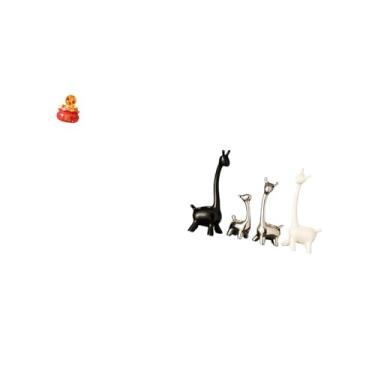 Imagem de Fenteer Ornamento de Cornucópia para Bacia de de Festival E Estátua de Girafa de Cerâmica Criativa Moderna para Decoração de Mesa de Inauguração de Qu