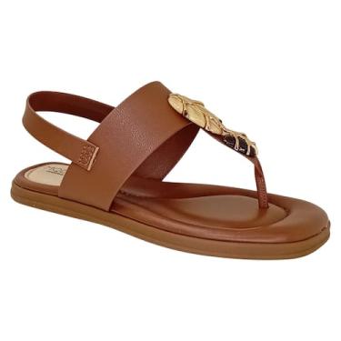 Imagem de Sandalia Feminina Rasteira Padrarias Modare Ultaconforto 7212, 36, Ave