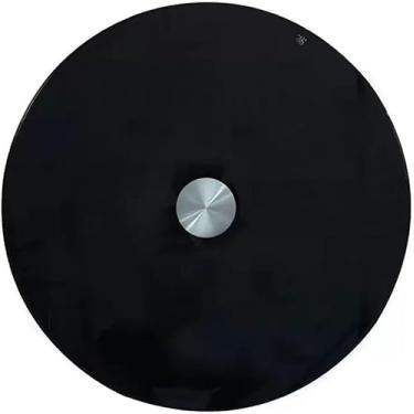 Imagem de Prato Giratório De Vidro Lazy Susan De 28in 35in, Bandeja Rotativa Redonda Para Mesa De Jantar, Bandeja De Servir Rotativa De Cozinha Prato Giratório De Vidro Bandeja Girat, Black, 90cm(35inch)