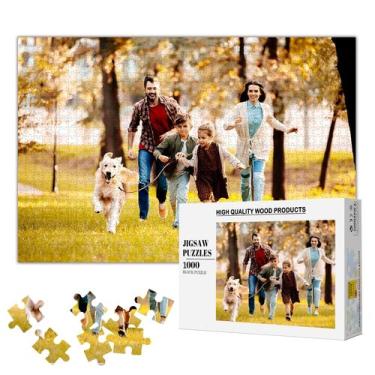 Imagem de Quebra-cabeça personalizado Quebra-cabeça de madeira personalizado de 