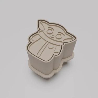 Imagem de Ejetor Modelador Doces STARWARS BABY YODA Brigadeiros Docinhos Massa B