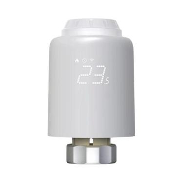 Imagem de Válvula Termostática Programável ZigBee Com WiFi Inteligente, Controla