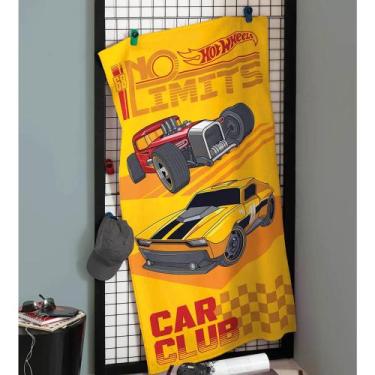 Imagem de Toalha de Banho Infantil Hot Wheels Aveludada Döhler - Dohler