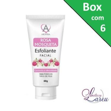 Imagem de "Kit Esfoliante Calmante Facial 60 gr Rosa Mosqueta (6 unidades) - Aro