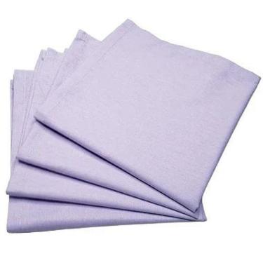 Imagem de Kit 4 Guardanapos De Tecido Algodão Lavanda 39Cmx39Cm