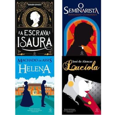 Imagem de Kit 4 Livros Literatura Brasileira A Escrava Isaura + Helena + O semin
