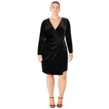 Imagem de City Chic Vestido de coquetel feminino plus size - Chaya, Preto, 50