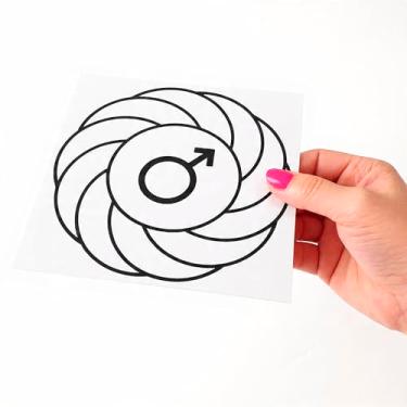 Imagem de Placa Radiestesia Radiônica 17x17 Cm - TURBILHÃO com MARTE