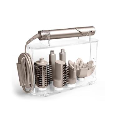Imagem de Affogato Suporte de armazenamento universal compatível com Dyson Airwrap Shark FlexStyle Flexfusion, organizador de suporte de acrílico Airwrap