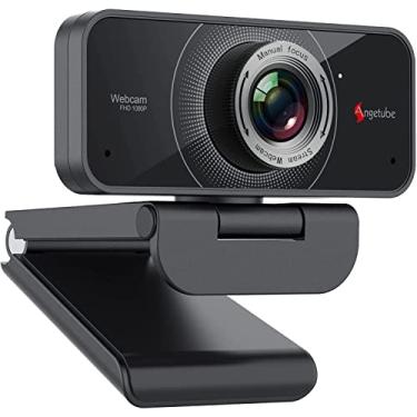 Imagem de Angetube Webcam 1080p com microfone - Câmera USB para computador/laptop/desktop/Mac - HD PC Web Cam para Zoom/Skype/Teams/Xbox, Streaming | Videoconferência | Chamadas